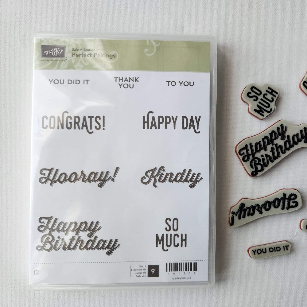 Stampin Up Perfect Pairings